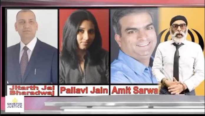 Gurpatwant Singh Pannu, Head of Sikh for Justice, a India designated Khalistan terror group issuing threats to Australian journalists; Image Source; The Australia Today